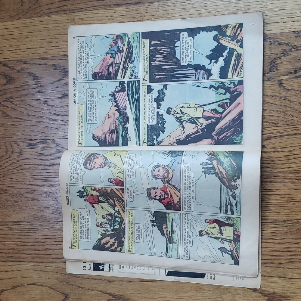 Vintage 60s Classics Illustrated No. 149 Off On A Comet Jules Verne Comic Book - Picture 6 of 16